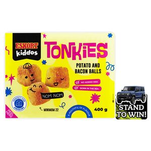 Eskort Kiddos Tonkies Potato & Bacon Balls 400g